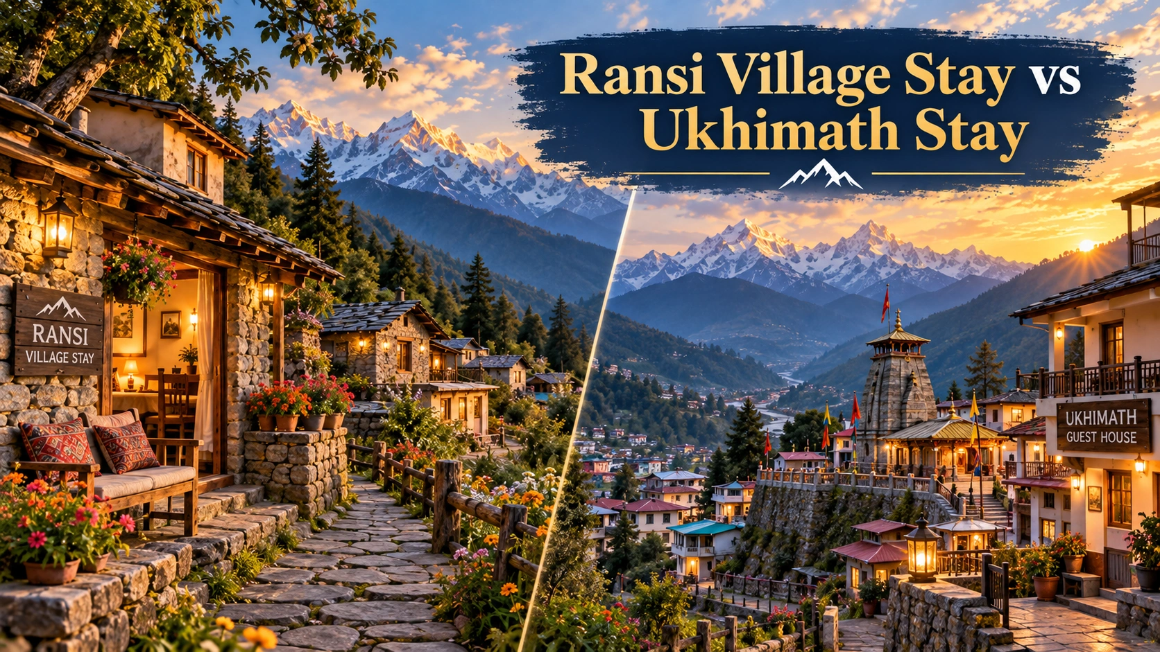 Ransi Village Stay vs Ukhimath Stay